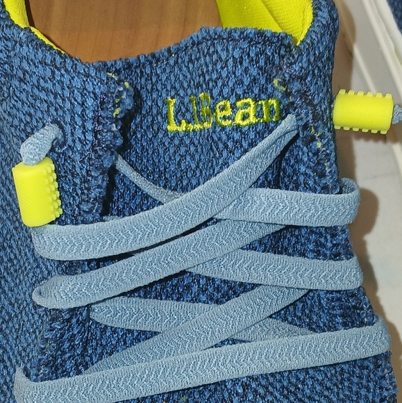 L.L. Bean Men's Higgins Beach 4-Eye Slip-Ons shoes in blue size 11 - Picture 6 of 9